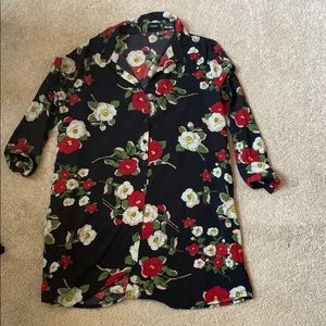 Patterned button down